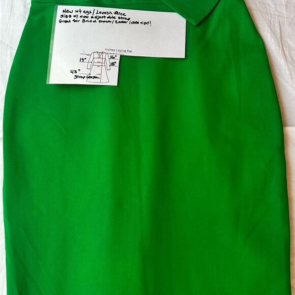 Lavish Alice Green Origami Ponte Dress Size 8 NWT - Picture 11 of 12